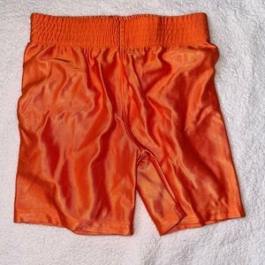 Orange basketball shorts size 3T